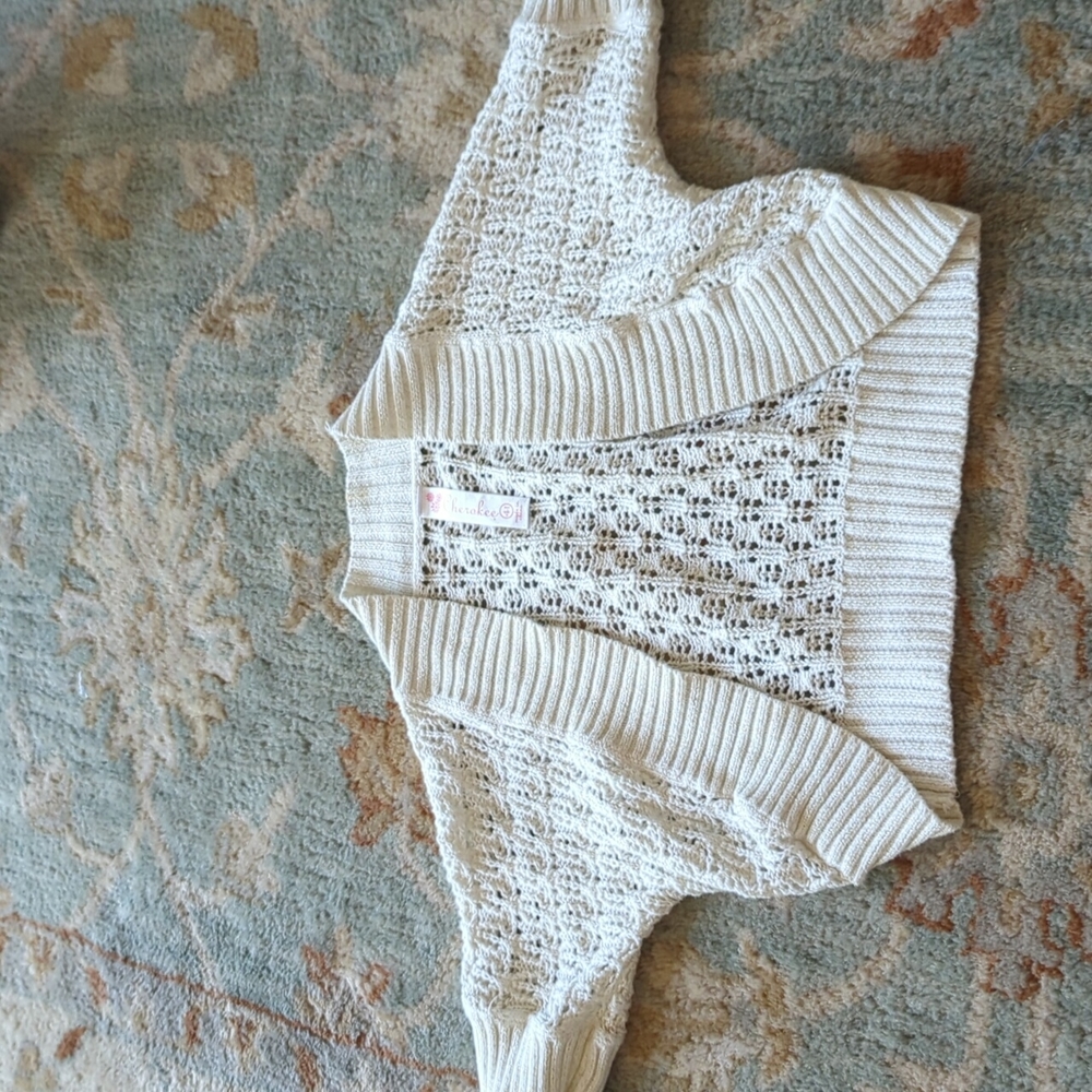 Cherokee Girls Cream sweater
